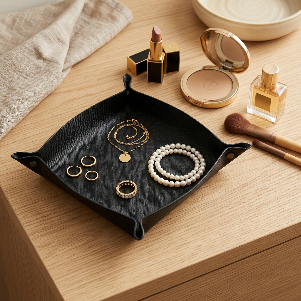 Leather Trinket Tray